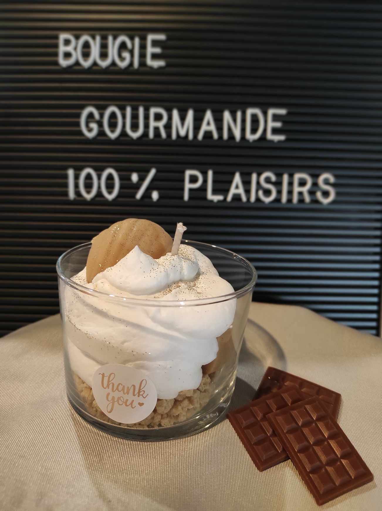 Bougie Madeleine gourmande