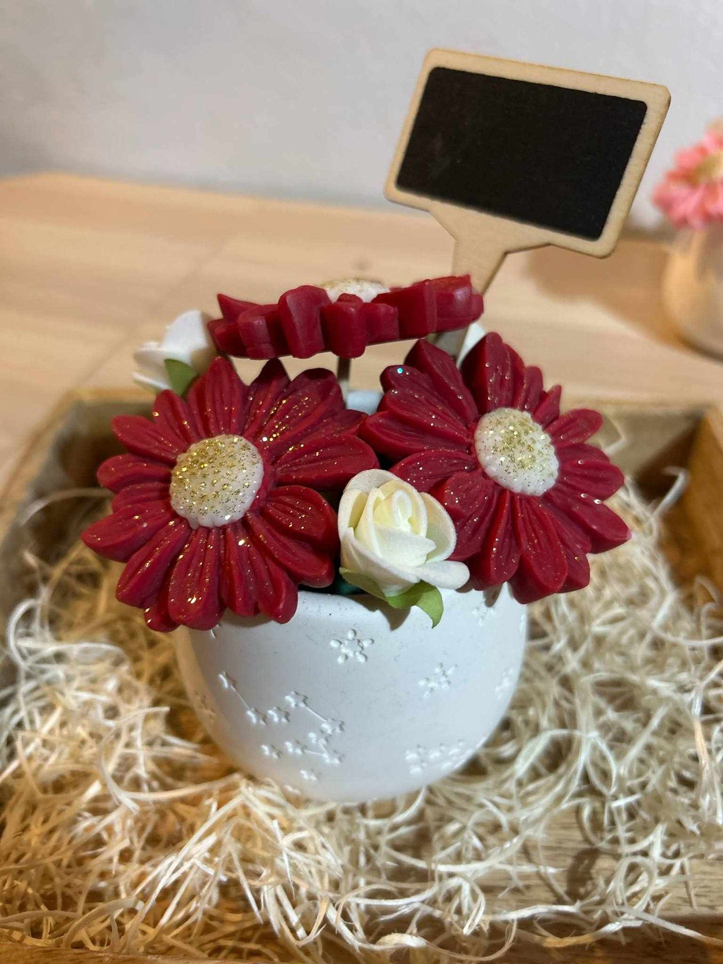 bouquet fleurs " Bonne fête maman "