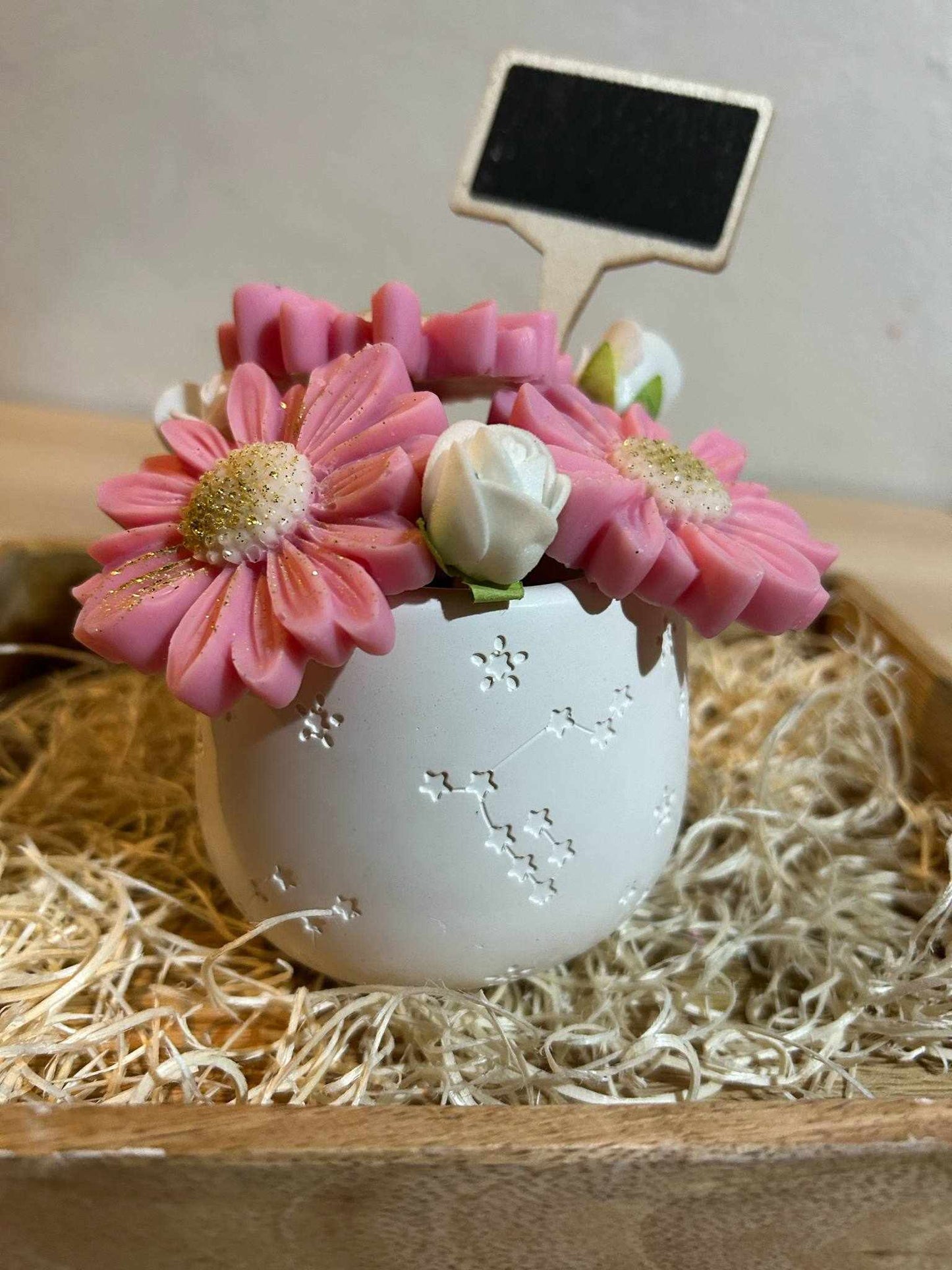 bouquet fleurs " Bonne fête maman "