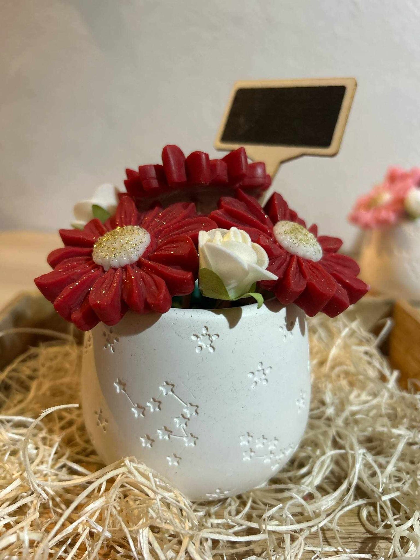 bouquet fleurs " Bonne fête maman "
