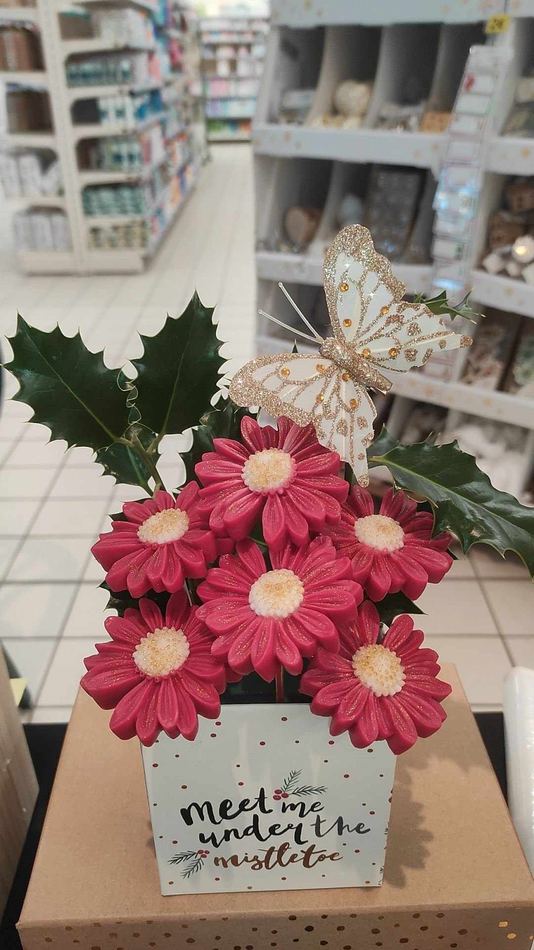 bouquet de Noel rouge