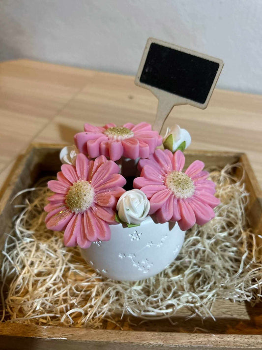 bouquet fleurs " Bonne fête maman "