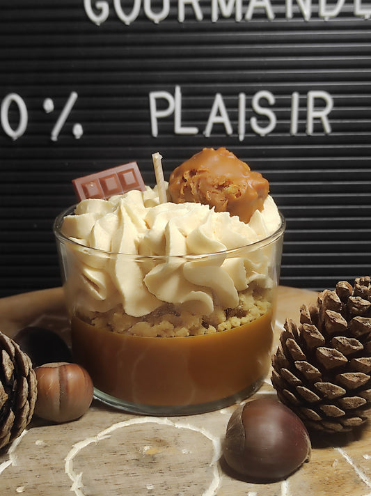 Bougie Rocher praliné