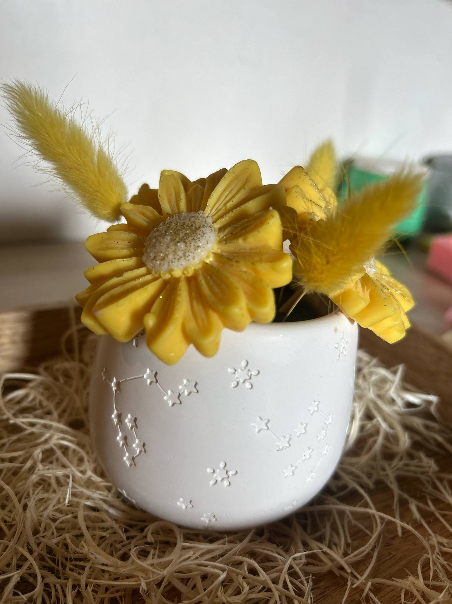 bouquet fleurs " Bonne fête maman "
