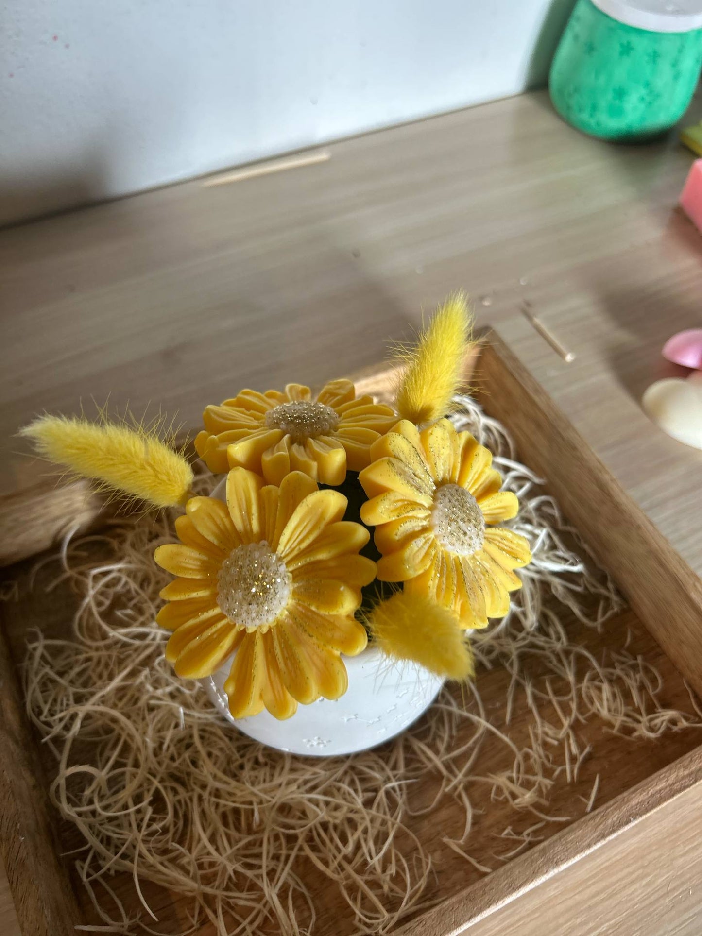 bouquet fleurs " Bonne fête maman "