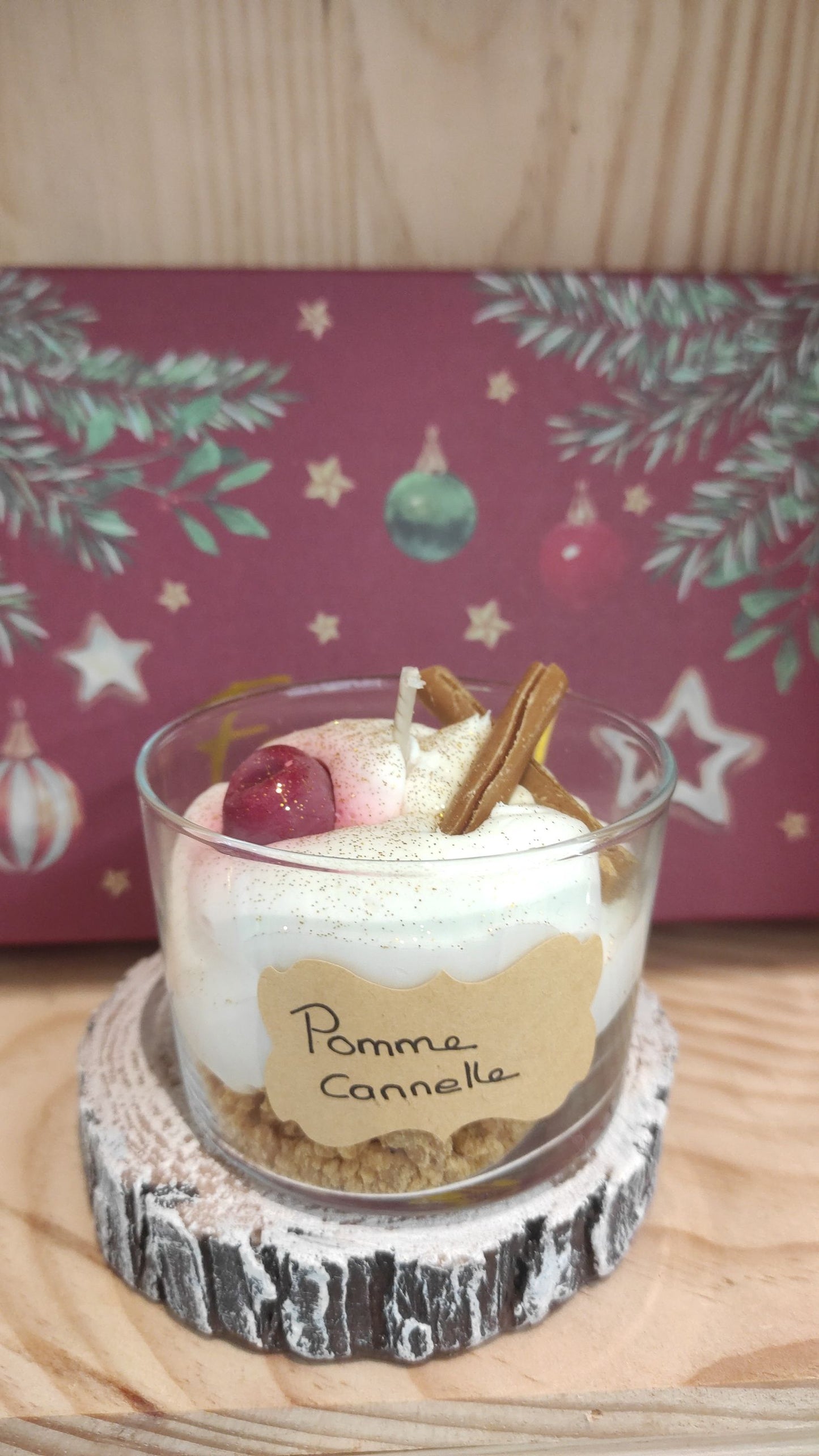 Bougie pomme cannelle