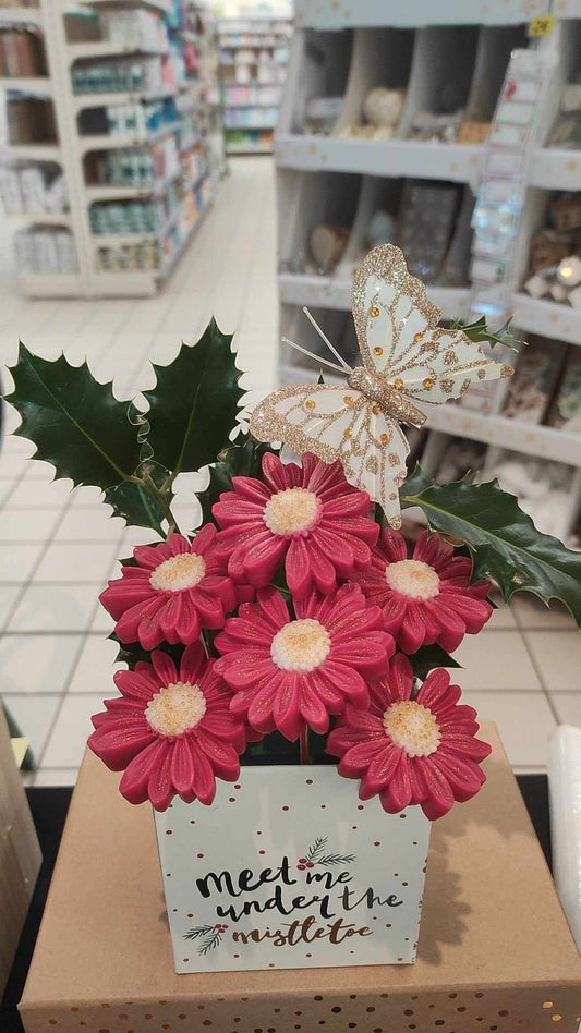 bouquet de Noel rouge