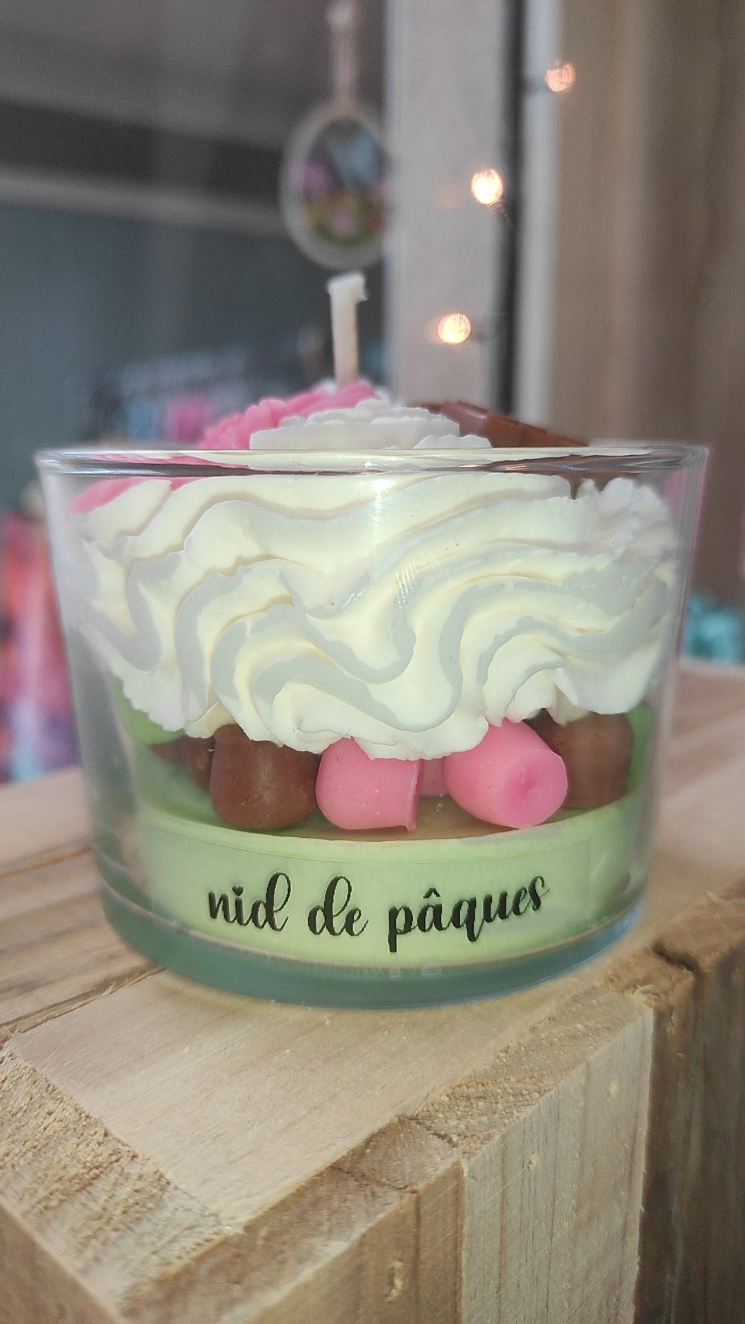 Bougie nid de pâques