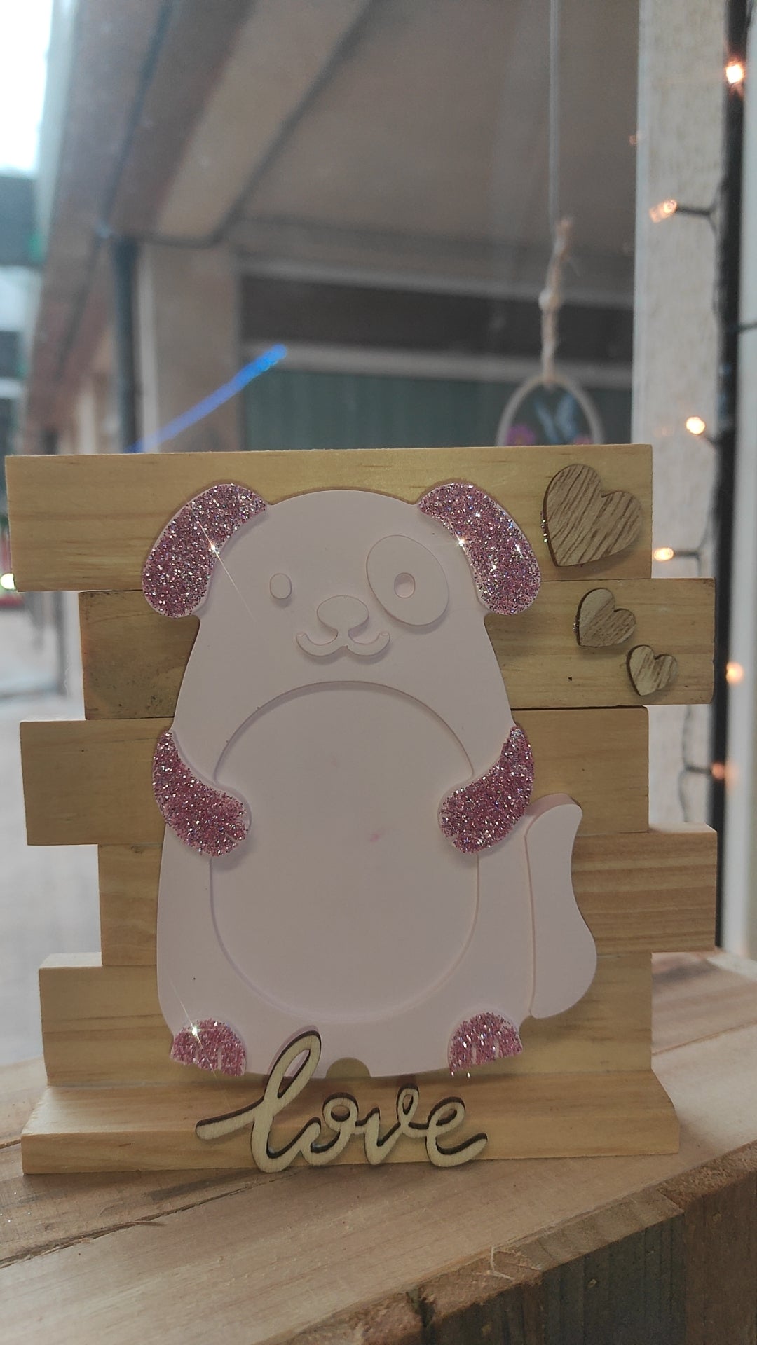 Cadre photo enfant rose